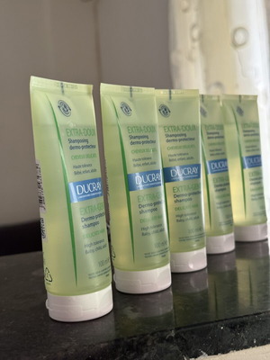 Ducray Extra-Doux Dermo-Protective Shampoo 100ml, set of 5