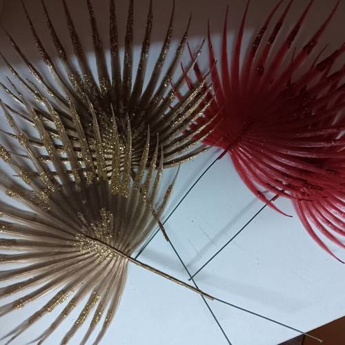 Decorations for flowerpots Christmas used
