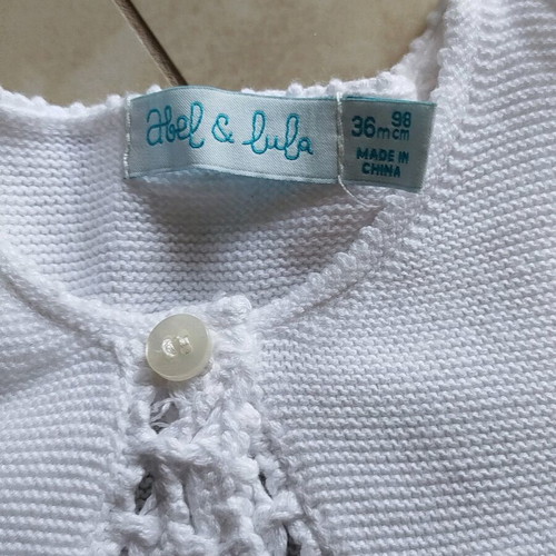 Abel & Lula Baby Cotton Bolero Like New, Size 36 M