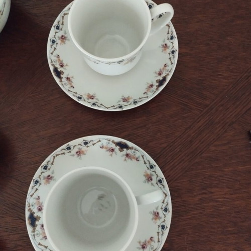 Vintage Ionian Tea and Coffee Set fine porcelain like new