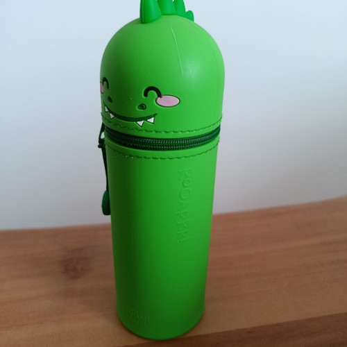 Legami dinosaur barrel pencil case used, very good condition