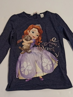 Girls' pajama H&M new, blue and red, age 6-8 years