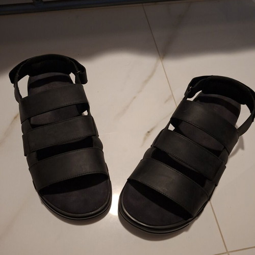 Badura black men's sandals size 45 new