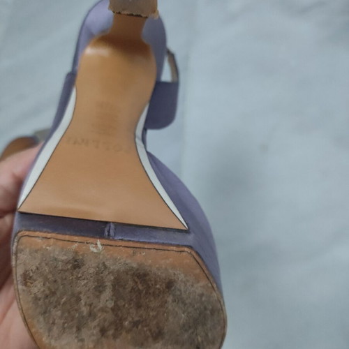 Pollini mule σατέν μωβ πέδιλα νούμερο 36,5