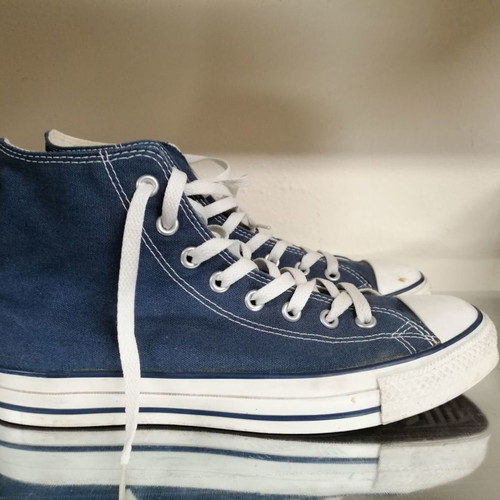Converse All Star Chuck Taylor Hi Top used, size 42.5, blue