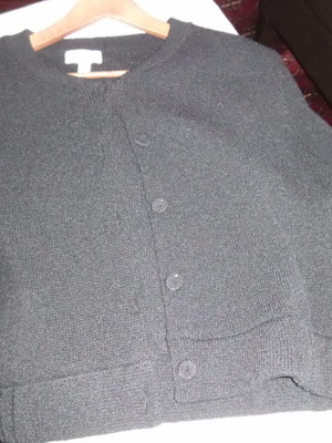 H&M knitted jacket XL new, black