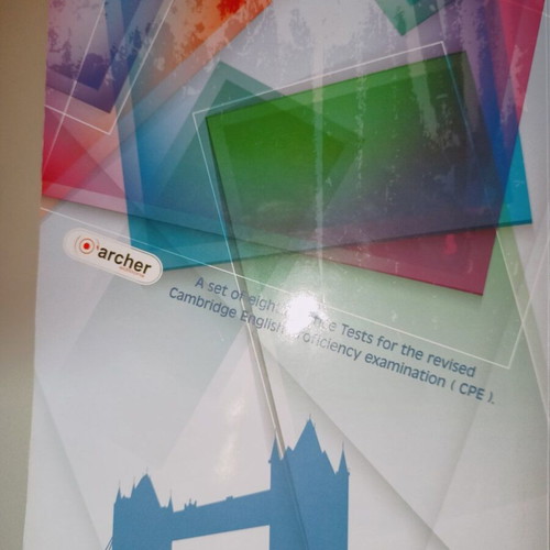 8 Practice Tests for the Cambridge English Proficiency pack of 3, like new