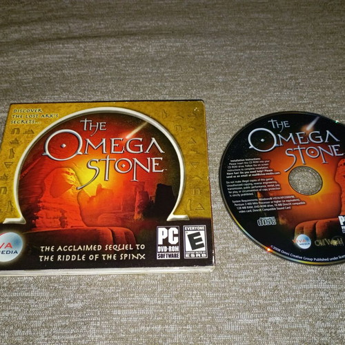 The Omega Stone PC Game like new, adventure