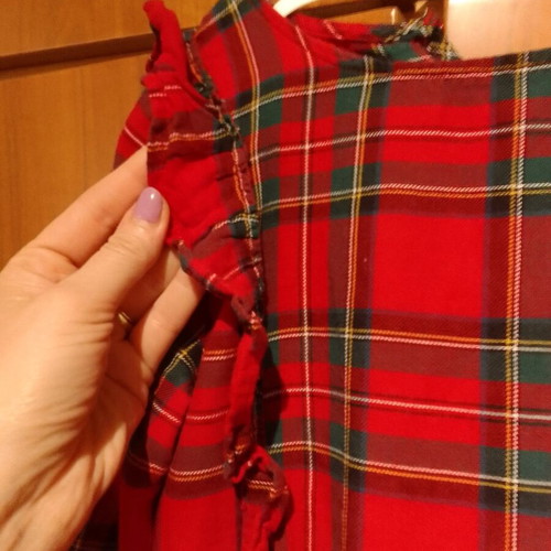 Plaid dress for girl 140cm 9-10 years H&M like new