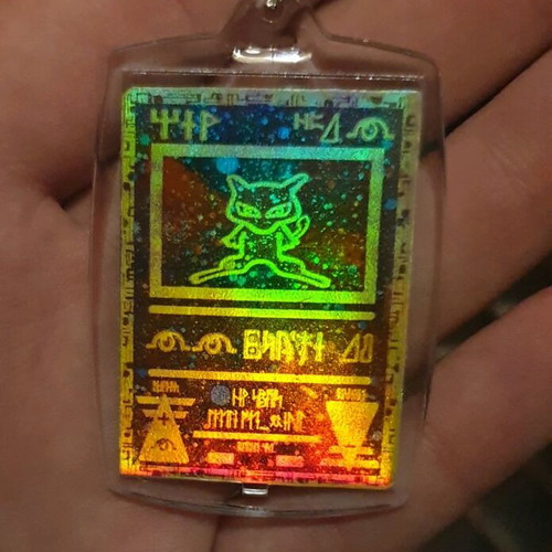 Mew Keychain holo like new