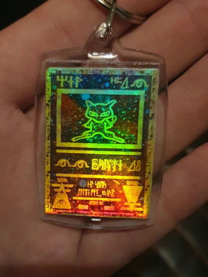 Mew Keychain holo like new