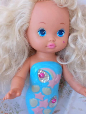 Vintage Miss Lil Singing Mermaid doll 14" Mattel 1991 like new