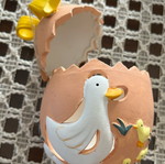 Ceramic Easter vases like new, 16x7cm each