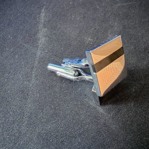 Cufflinks new, black and white