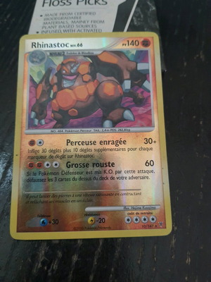 Pokemon Rhyperior used, French edition 10/147