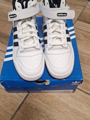 Adidas Forum Mid J new women's boots black and white