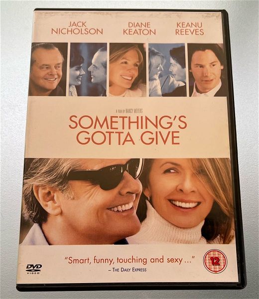  Something's gotta give dvd, Jack Nicholson, Diane Keaton, Keanu Reeves