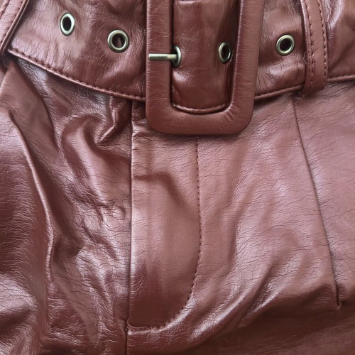 Only vinyl shorts like new, bordeaux