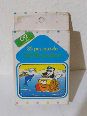 Benetton mini puzzle new, 35 pieces, 1983