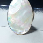 Μενταγιόν ασημι και mother of pearl