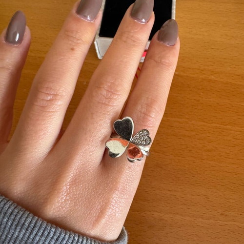 Morgan ring like new, silver with box