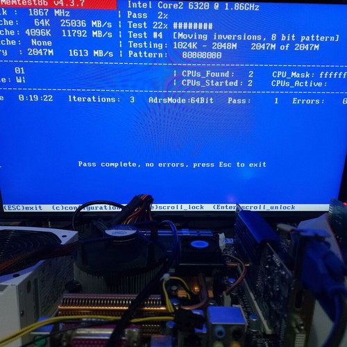 MSI P6N SLI Platinum motherboard like new with Intel Core 2 Duo CPU and DDR2 RAM
