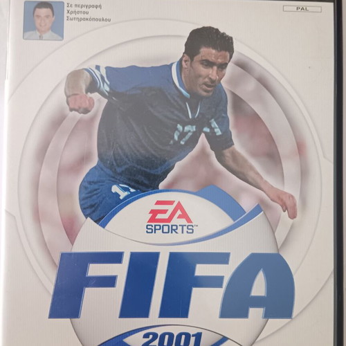 FIFA 2001 PS2 game, Greek edition with manual