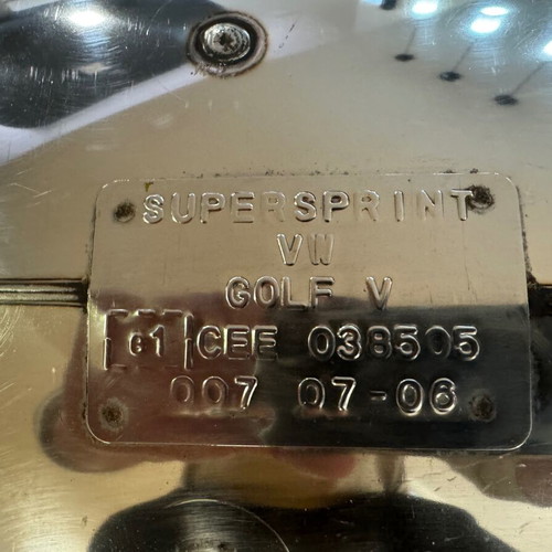 Supersprint 764504 exhaust used for Vw, Audi, Seat
