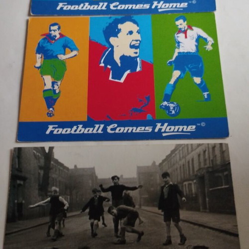 Football Comes Home Euro 1996 3 κάρτες μεταχειρισμένες
