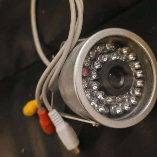 Analog CCTV camera with night vision like new, RCA connection
