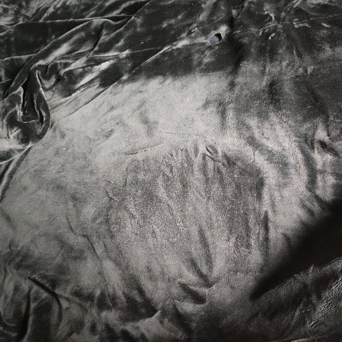 IKEA Klippan black velvet sofa cover