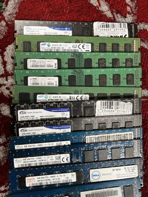 4GB DDR3 RAM modules used, pack of 12