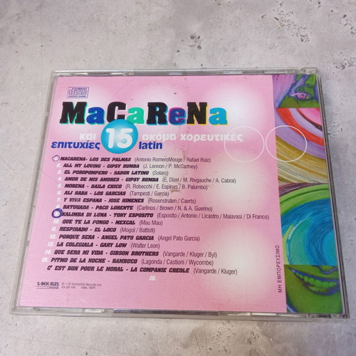 Macarena Latin CD used, 1990s dance hits