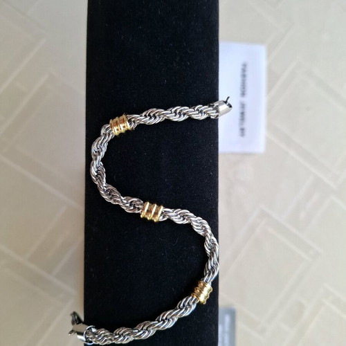 Silver Bracelet new, 21.5cm, silver color