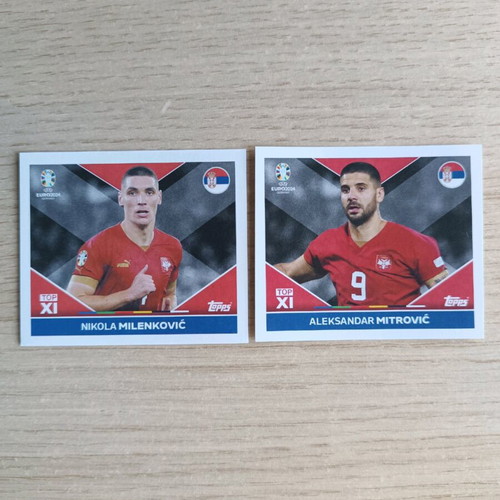 Euro 2024 topps sticker collection new