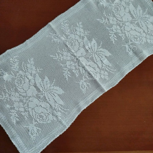 Handmade knitted table runner new