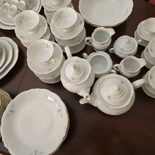Vintage porcelain service Wawel 1970