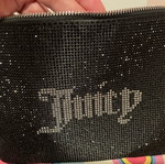 Juicy Couture crossbody bag, black and silver sparkle