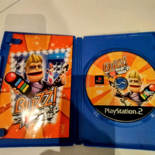 Buzz! The Pop Quiz PS2 used with manual