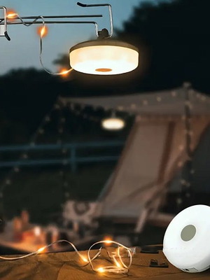 Επαναφορτιζόμενη λάμπα LED με γιρλάντα φωτισμού καινούργιο