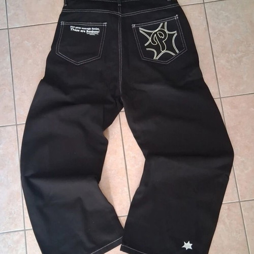 Protective Baggy Jeans new, black, size M 38cm waist