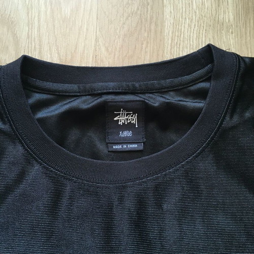 Stussy Mens Black Mesh Jersey All City Champion Large XL like new