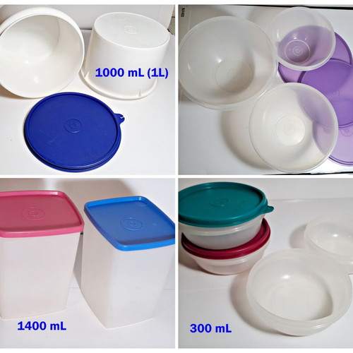 Tupperware bowl set new, pack of 12 pieces