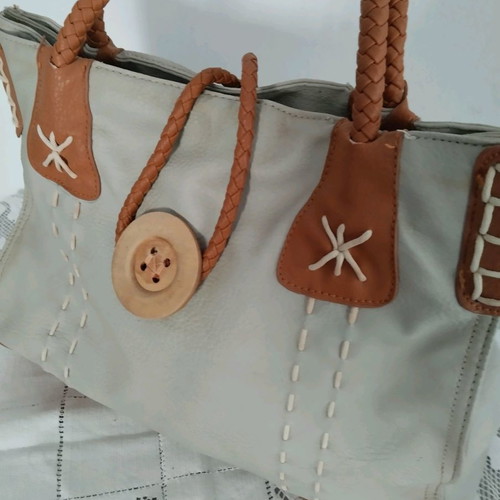 Shoulder bag used, high-quality faux leather in excellent condition
