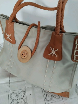 Shoulder bag used, high-quality faux leather in excellent condition