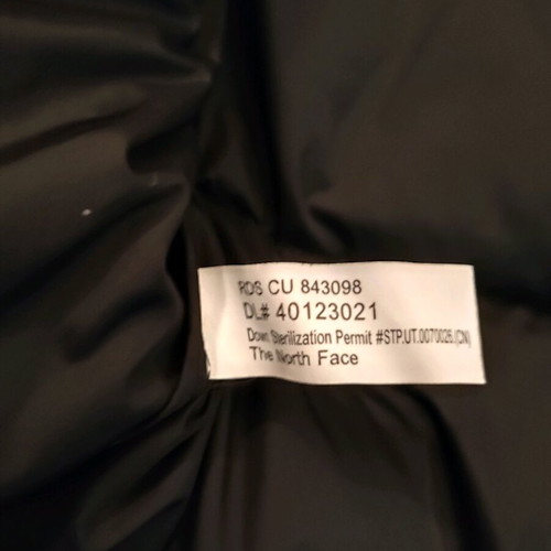 The north face puffer jacket large