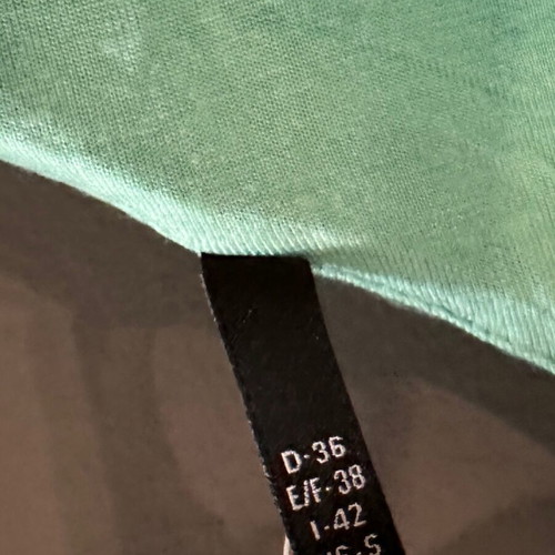 Amisu green women's tank top size 38 like new