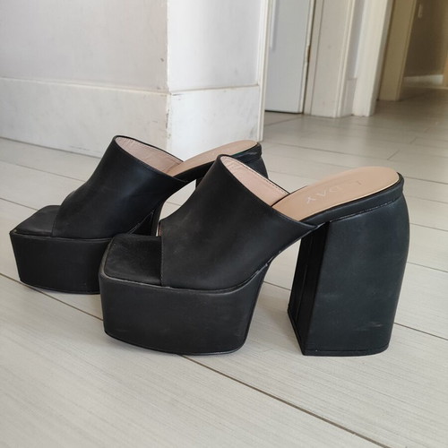 Mules L.Day size 38 like new, black and beige