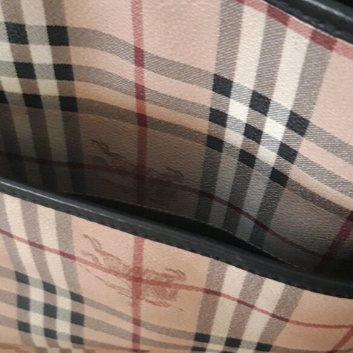Burberry crossbody bag like new, canvas with leather details