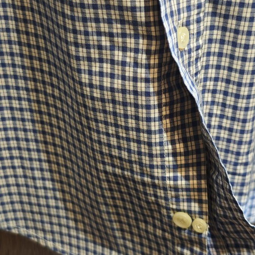 Zara men's shirt XL like new, white and blue cotton